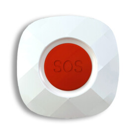 Draadloze SOS-knop voor aan de muur, geschikt voor Paniekknop met SMS Alarm